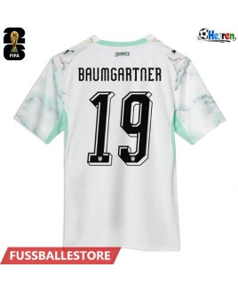 Günstige Österreich Christoph Baumgartner #19 Auswärtstrikot WM 2026 Kurzarm